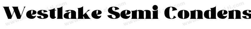 Westlake Semi Condensed Regular字体转换